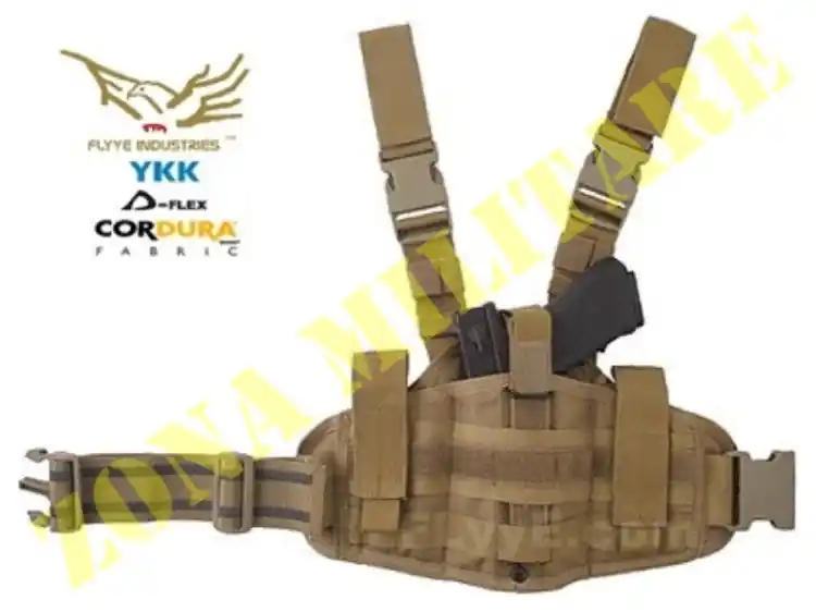 Fondina Cosciale Flyye Modulare Coyote Brown