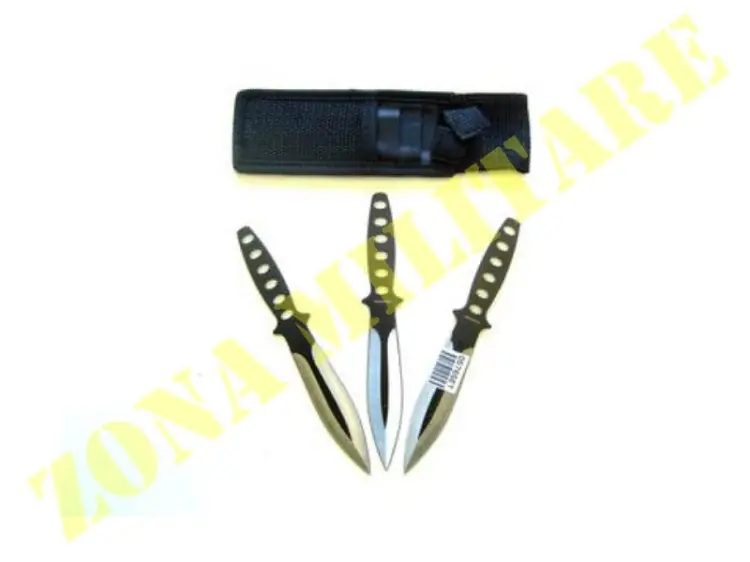 Coltelli Da Lancio Royal Modello Ninja Set Da 3