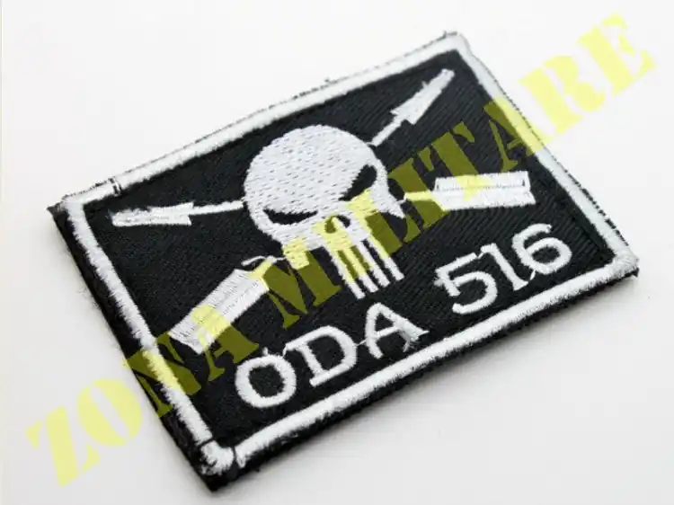Patch Nera Con Velcro Punisher Arrow Oda 516