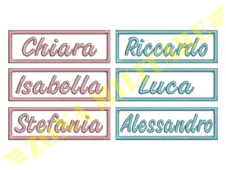 Ricami Personalizzati Su Grembiuli Per Bambini