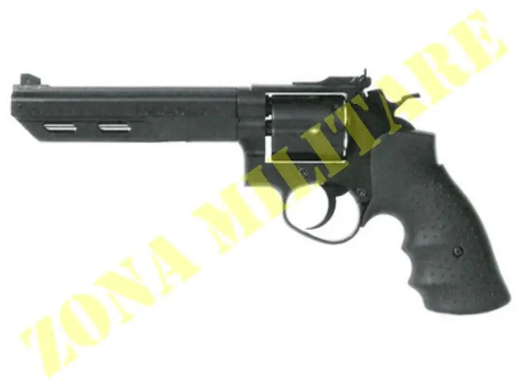 Revolver A Gas Canna 6‘‘ Colorazione Nera
