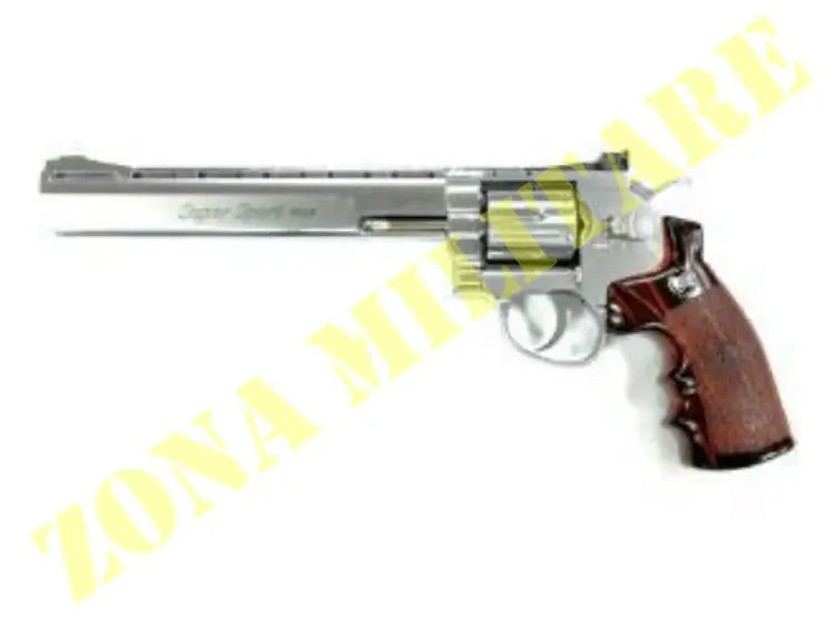 Revolver Win Gun A Gas Canna Da 8‘‘ Silver