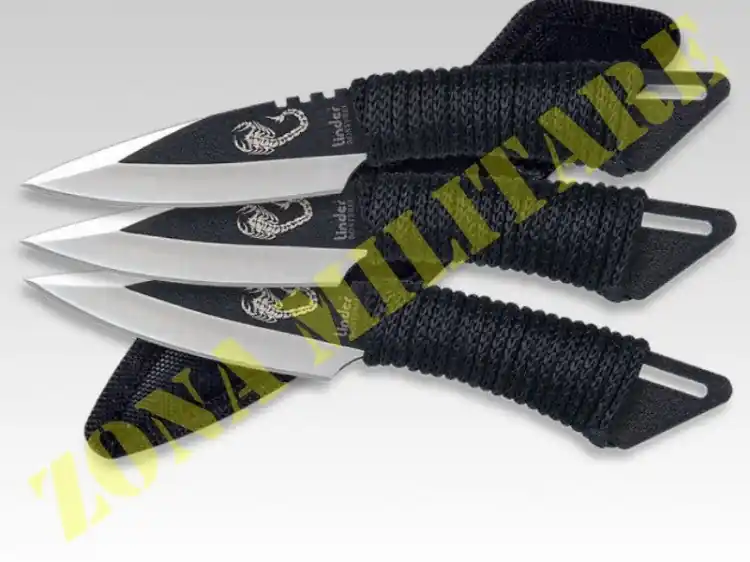 Coltelli Linder Da Lancio Skorpion Cordura Black