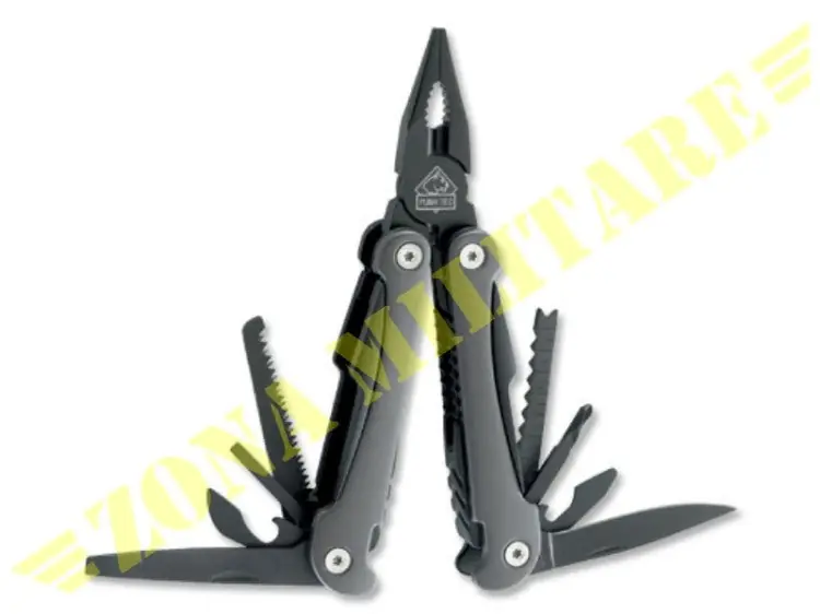 Pinza Multiuso Puma Tec Con Fodero Nero