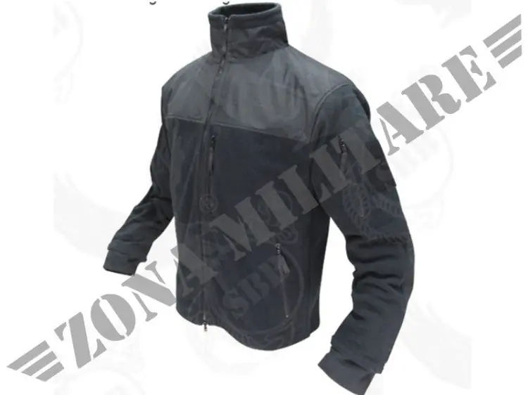 Giacca Pile Senza Cappuccio Sbb Colore Nero