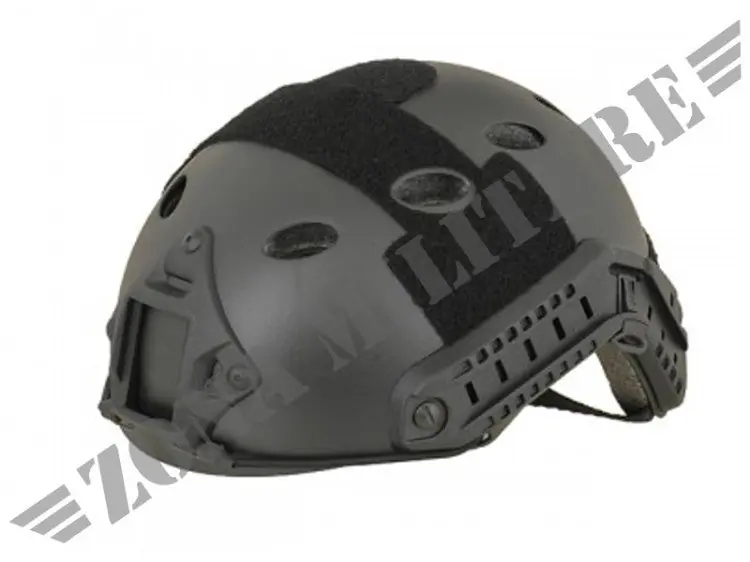 FAST PJ HELMET REPLICA CON MENTOLIERA REGOLABILE BLACK EMERSON