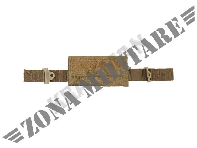 Rear Counterweight Accessory Pouch For Fast Helmets - Coyote Brown