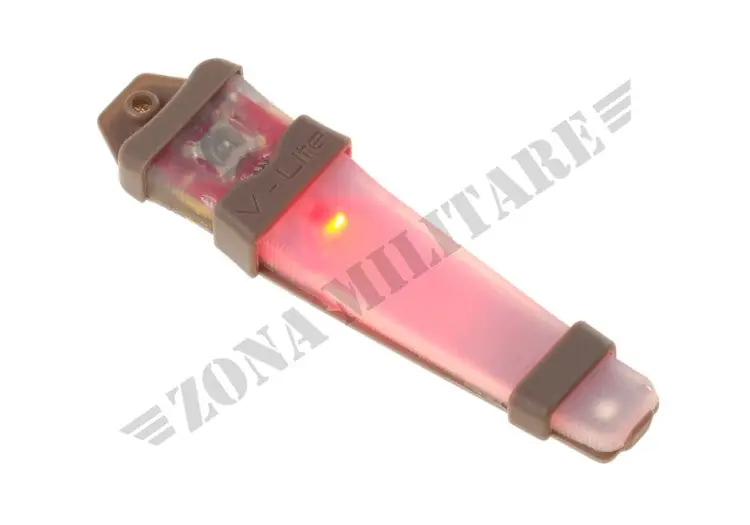 Safety Lite Rd Fma Colorazione Rossa Con Velcro Tan