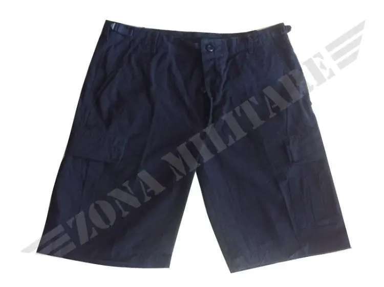 Bermuda Miltec Colorazione Nero R/S Stone Washed