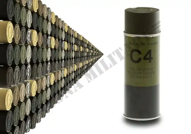 Vernice Spray C4 Mil Grade Ral 6006 Armamat