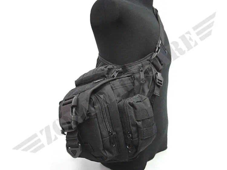 Monospalla Borsa Progear Shoulder Pack Black