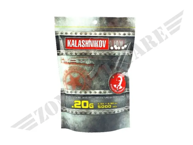Pallini Kalashnikov Bianchi 0,20 Confezione Da 5000Bb‘S