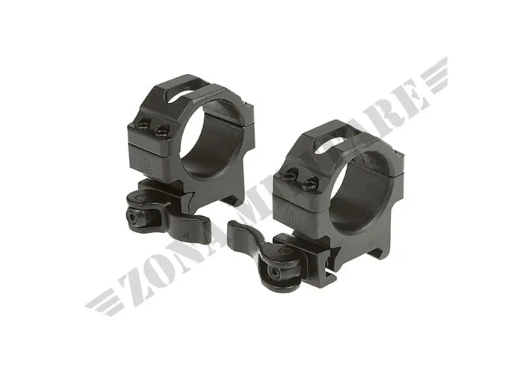 Anelli Per Ottica 30Mm Con Sgancio Rapido Bassi