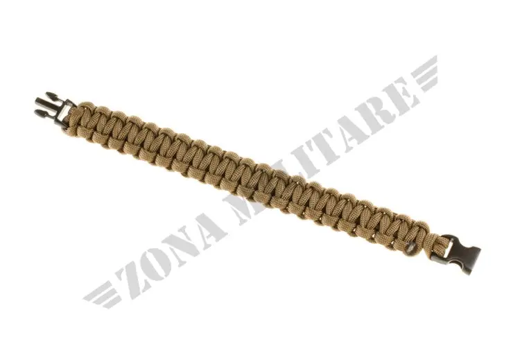BRACCIALETTO IN PARACORD COYOTE INVADER GEAR