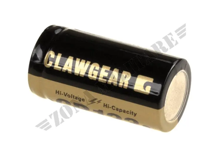Batteria CR123 Lithium 3V 1400mah Clawgear