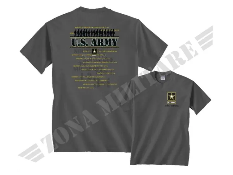 Maglietta U.S. Army Sound Off Cotone Od Green Ver