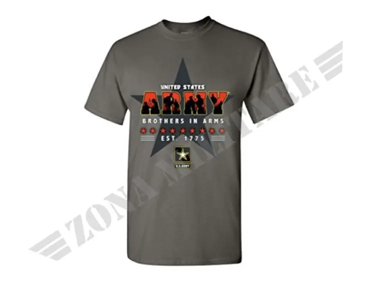 Maglietta Brothers In Army Od Green Color