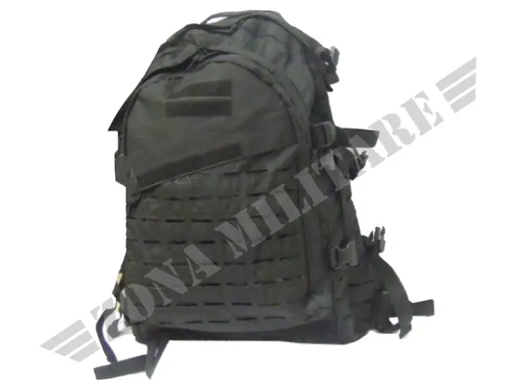 Zaino Eumar Nero 60Lt Impianti Molle Taglio Laser