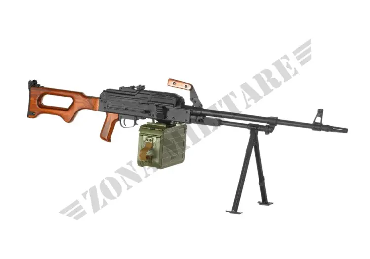Pre Order Mitragliatrice Leggera Pkm Wood Full Metal A&K