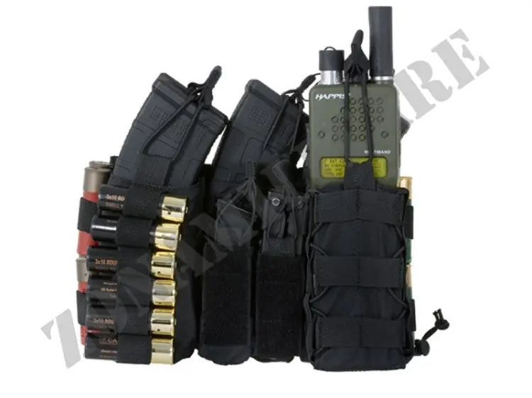 PANNELLO BUCKLE UP Multi-Mission Molle Front Panel 5.56/Cal.12 NERO 8 FIELD