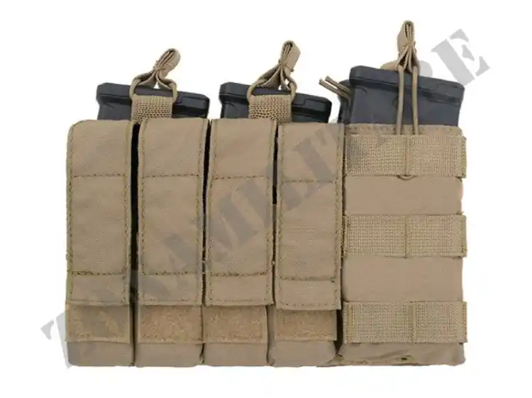 Porta Caricatori 4X 5.56 Mag E 4X Pistol Panel Coyote 8 Fields