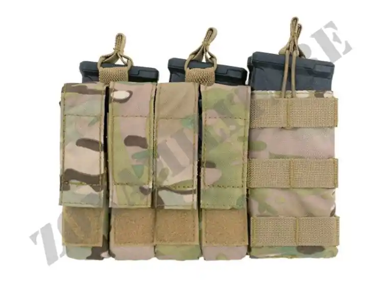Porta Caricatori 4X 5.56 Mag E 4X Pistol Panel Multicam 8 Fields