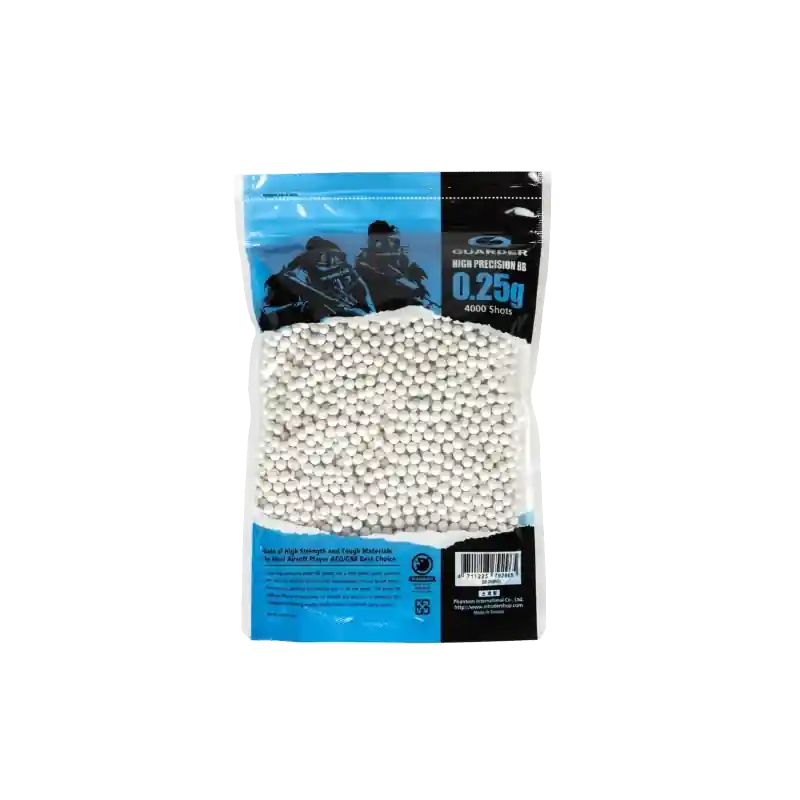 PALLINI 0.25 GRAMMI 4000Bbs BIANCHI GUARDER