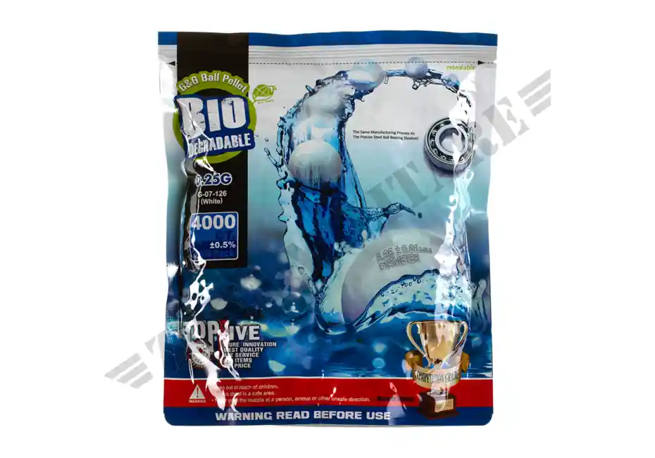 Pallini BIO 0.25 Confezione Da 4000 Bbs G&G