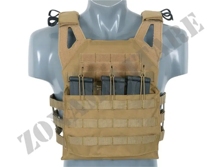 Tattico Jump Plate Carrier V2 With Dummy Sapi Plates Coyote 8 Fields
