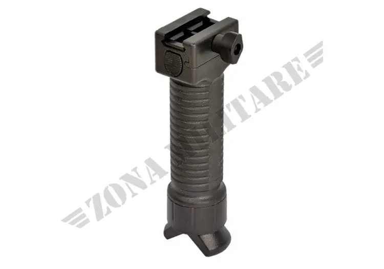 Impugnatura E Bipiede Battle Axe In Abs A Scatto Colore Nero