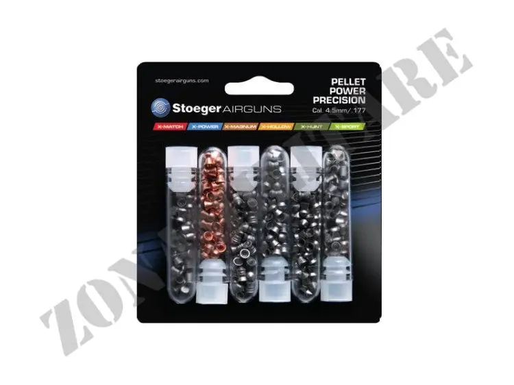 Set Piombini Stoeger Airguns Power Precision Cal.4.5