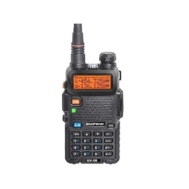 RADIO RICETRASMETTENTE UV5R 8 WATT VHF/UHF DUAL BAND NERO BAOFENG