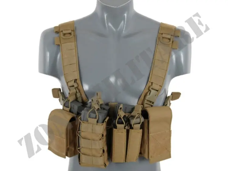 Tattico Compact Multi-Mission Chest Rig V3 Coyote 8 Fields