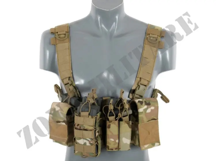 Tattico Compact Multi-Mission Chest Rig V3 Multicam 8 Fields
