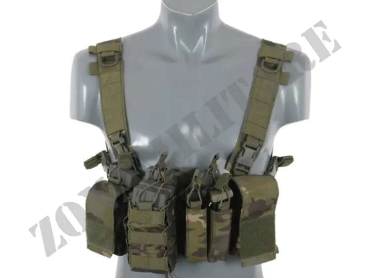 Tattico Compact Multi-Mission Chest Rig V3 Multicam Tropic 8 Fields