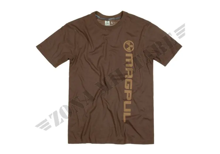 Fine Cotton Vert Logo T-Shirt Magpul Dark Brown