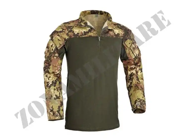 Combat Shirt Cotone Elasticizzato Vegetato Italiano Defcon 5