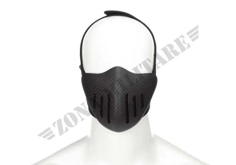 Trooper Half Face Mask Pirate Arms Carbon