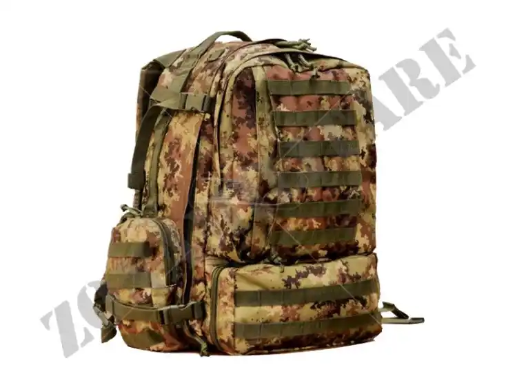 Zaino Militare Large Da 75 Litri Colore Vegetato Algi