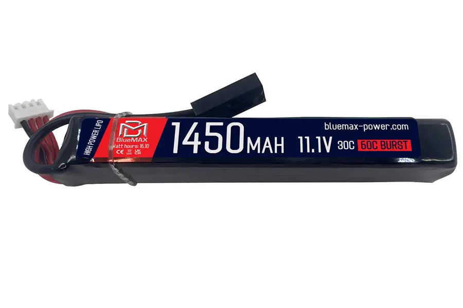 BATTERIA LI-PO STICK CON CONNETTORE MINI TAMIYA 11.1V X 1450Mah 30C BLUEMAX