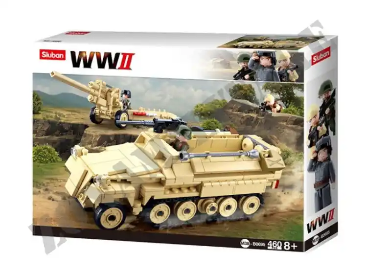 Set Costruzioni Sluban Wwii German Half Track M38-B0695