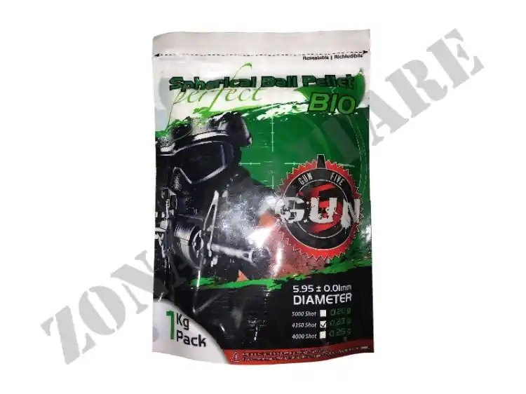 Pallini Gun Five Perfect Spherical Bianchi Bio 0.23Gr 4350Bbs
