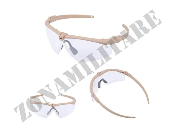 Occhiale Ultimate Dark Earth Frame E Clear Lense Frog Industries