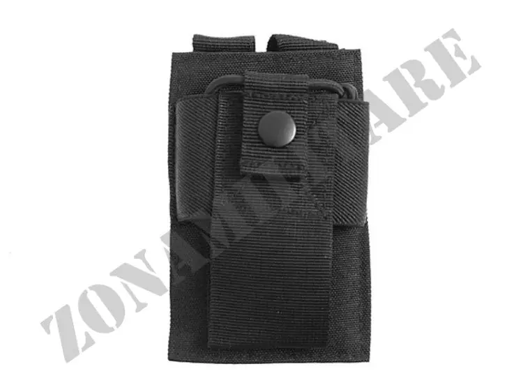 Radio Pouch Black Modulare Regolabile 8 Fields