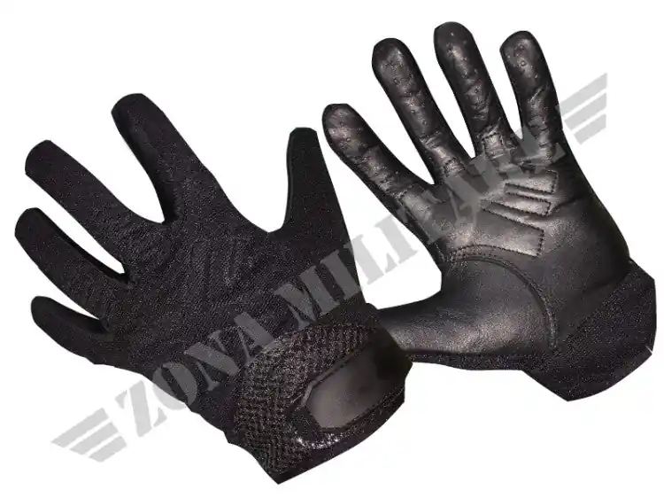 Guanti Eumar Colore Nero Pelle E Cordura