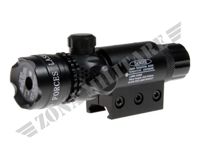 PUNTATORE LASER ROSSO DELTA TACTICS