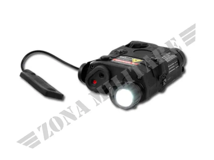 Laser + Torcia An/Peq-15 Colorazione Nera Fma