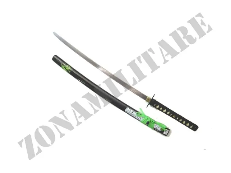 Katana Biohazard Zombie Green And Inox Blade