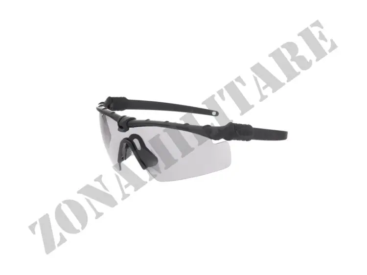 Occhiale Protettivo Tactical Black Con Lente Smoke