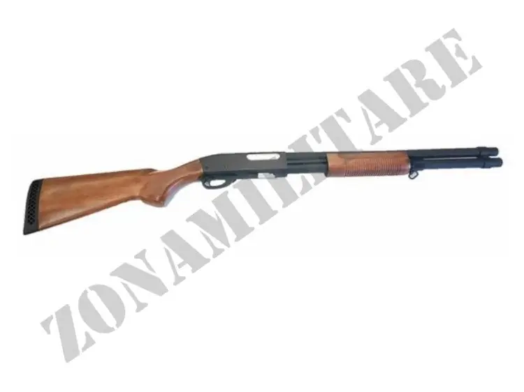Fucile A Pompa Quingliu Airgun Full Metal E Real Wood Black Version Long